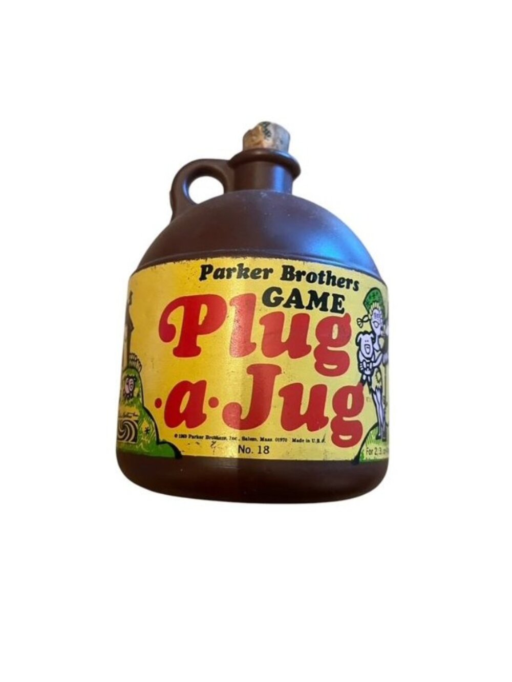 Vintage 1969 Parker Brothers Plug-A-Jug Game